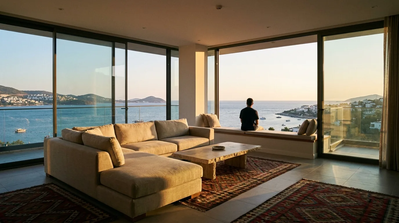 Akpınar Gayrimenkul portföyünden deniz manzaralı daire